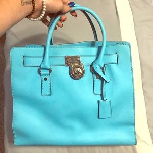 Michael Kors Turquoise Blue bag new condition